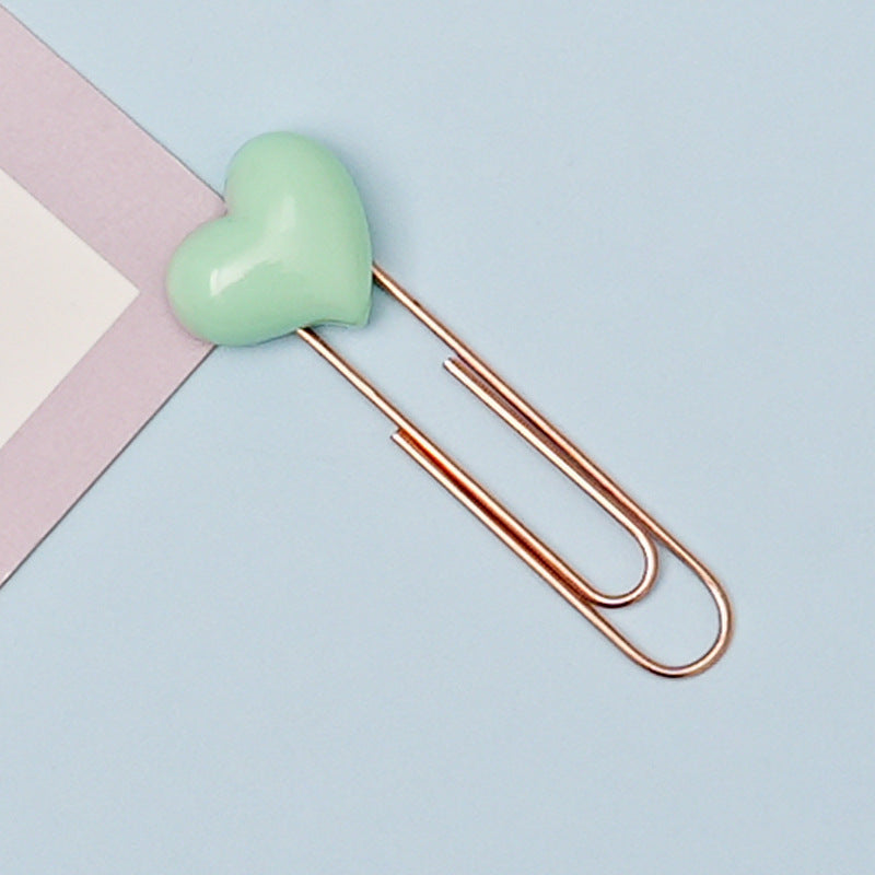 Wholesale 50pcs/pack paper clip Macaron color mini paper clip