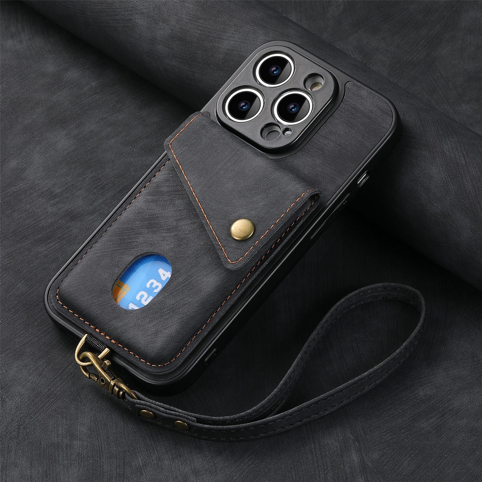 Wholesale Mobile Phone Leather Case Solid Color