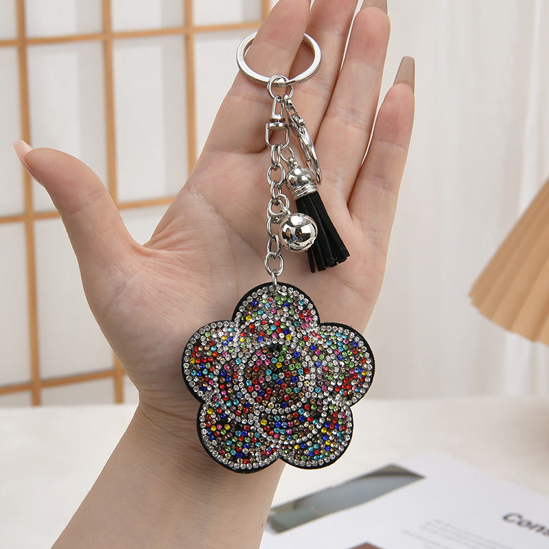 Wholesale Plum Blossom Rhinestone Keychain