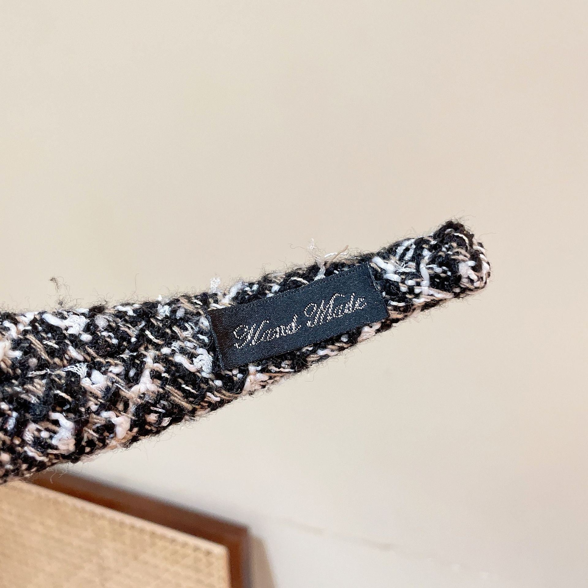 Wholesale Retro French Literary High Skull Sponge Headband