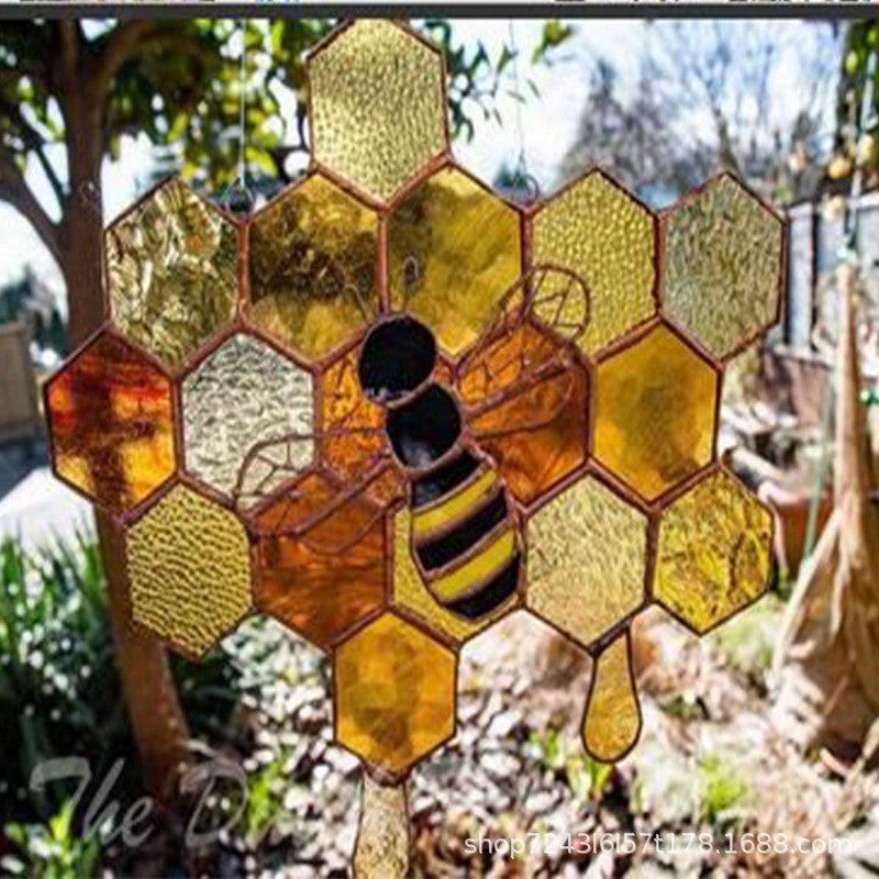 Wholesale Colorful Honeycomb Pendant Holiday Gift Creative Decoration