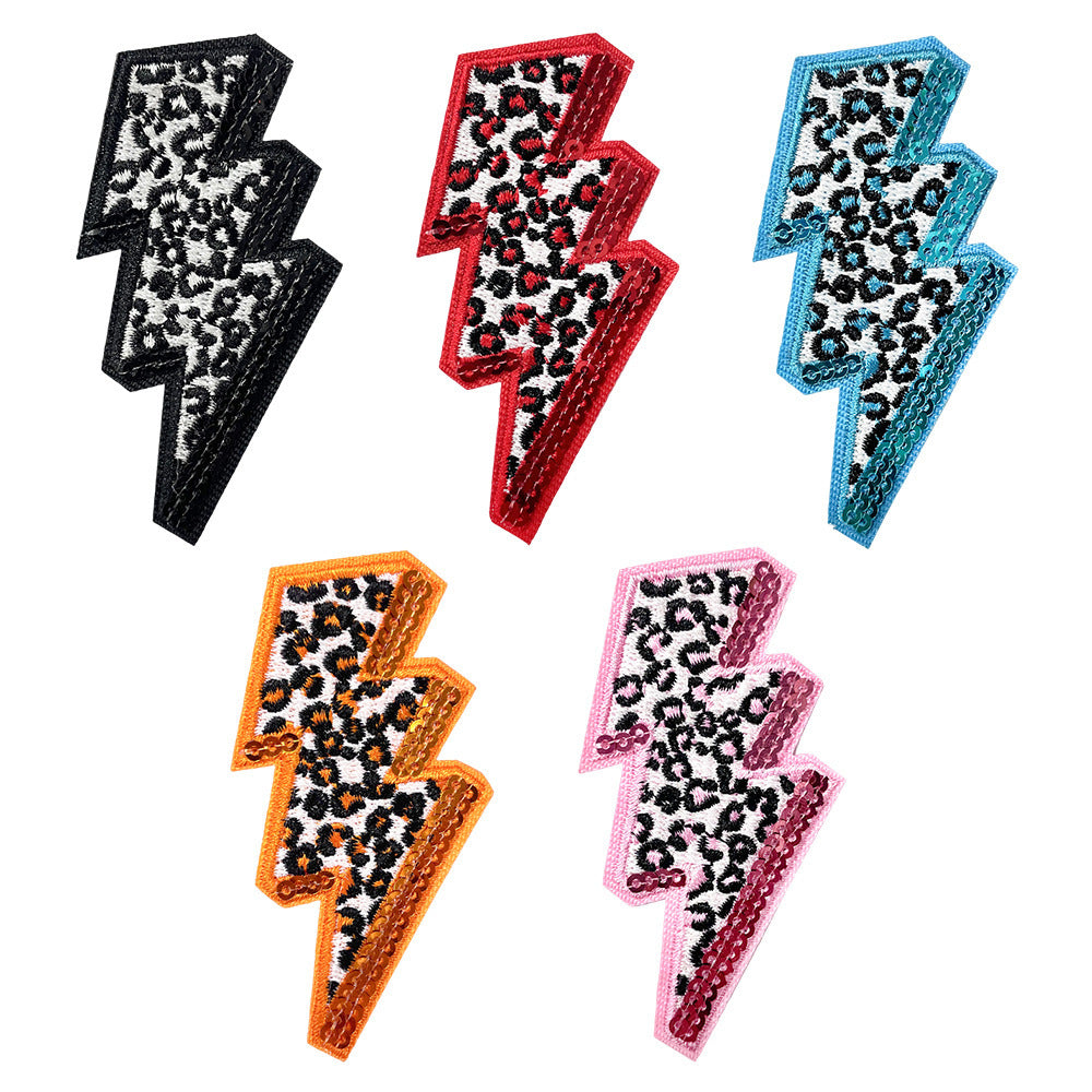 Wholesale Leopard Print MAMA Iron On Embroidered Patch DIY Fashion Accessory For Hats Bags Clothing Gift Boutique