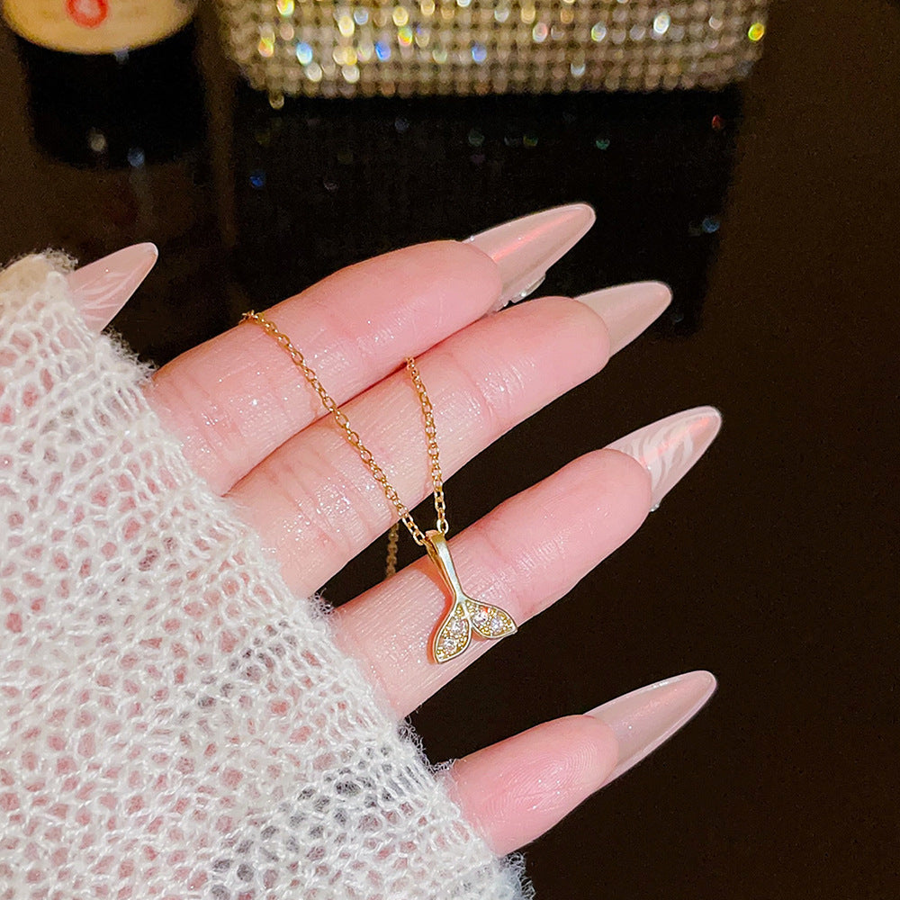 Wholesale Titanium Steel Necklace Women's All-match Sweet Chain Accessories