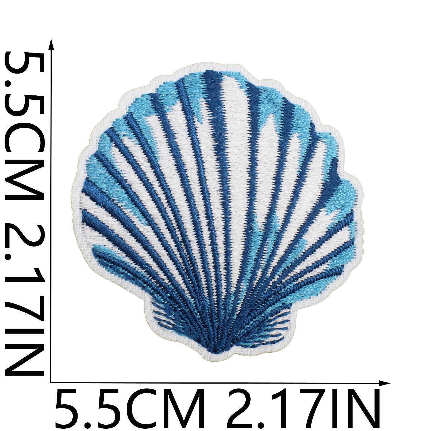 Wholesale Western Cowboy Shell Embroidered Patch Polyester Heat Transfer Applique For Clothing Casual Decorative Accent And Resale