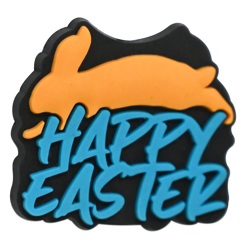 Wholesale Random 100pcs Easter Series DIY Funny Egg Funny Rabbit  Focal Beads