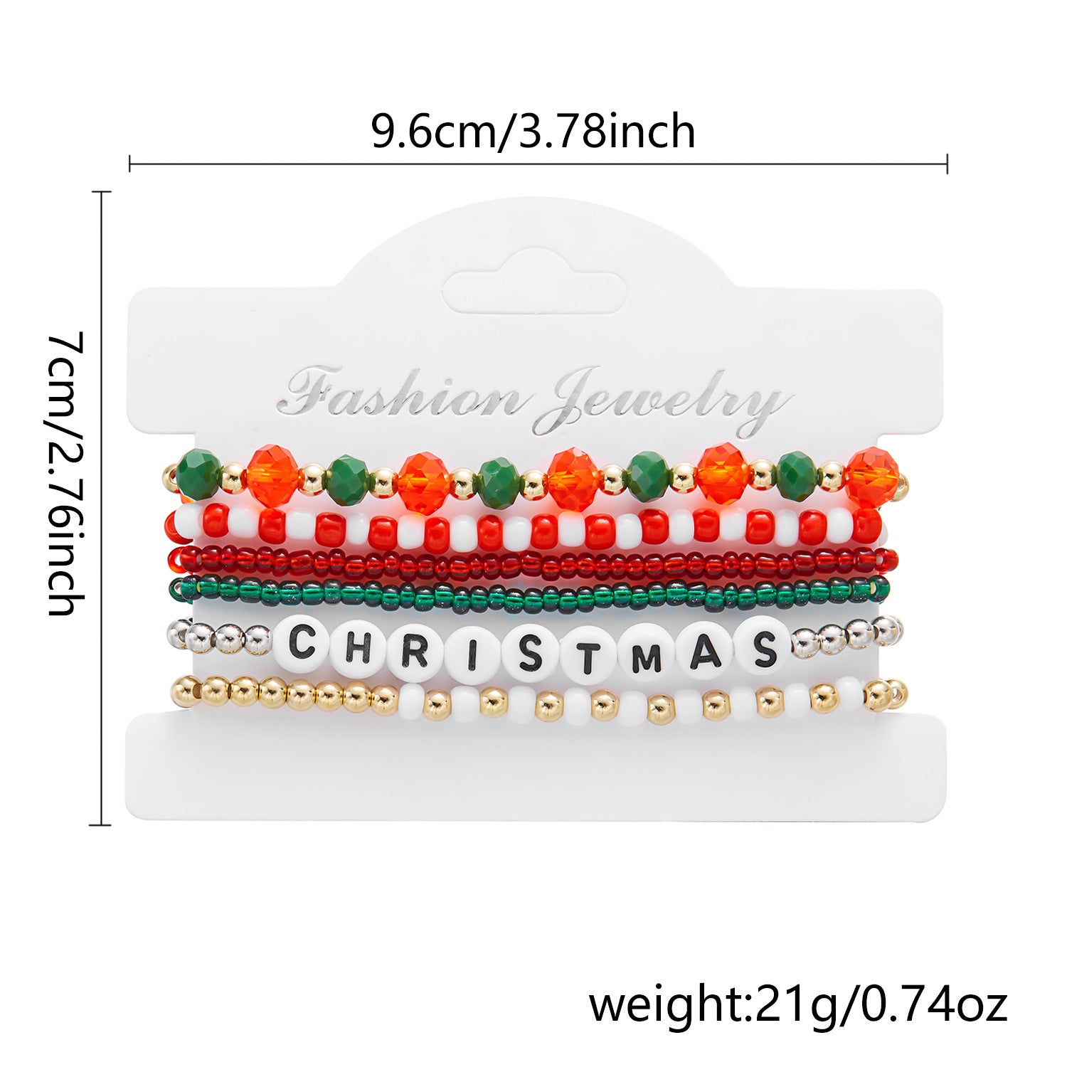 Wholesale Christmas Combination Paper Card Bracelet