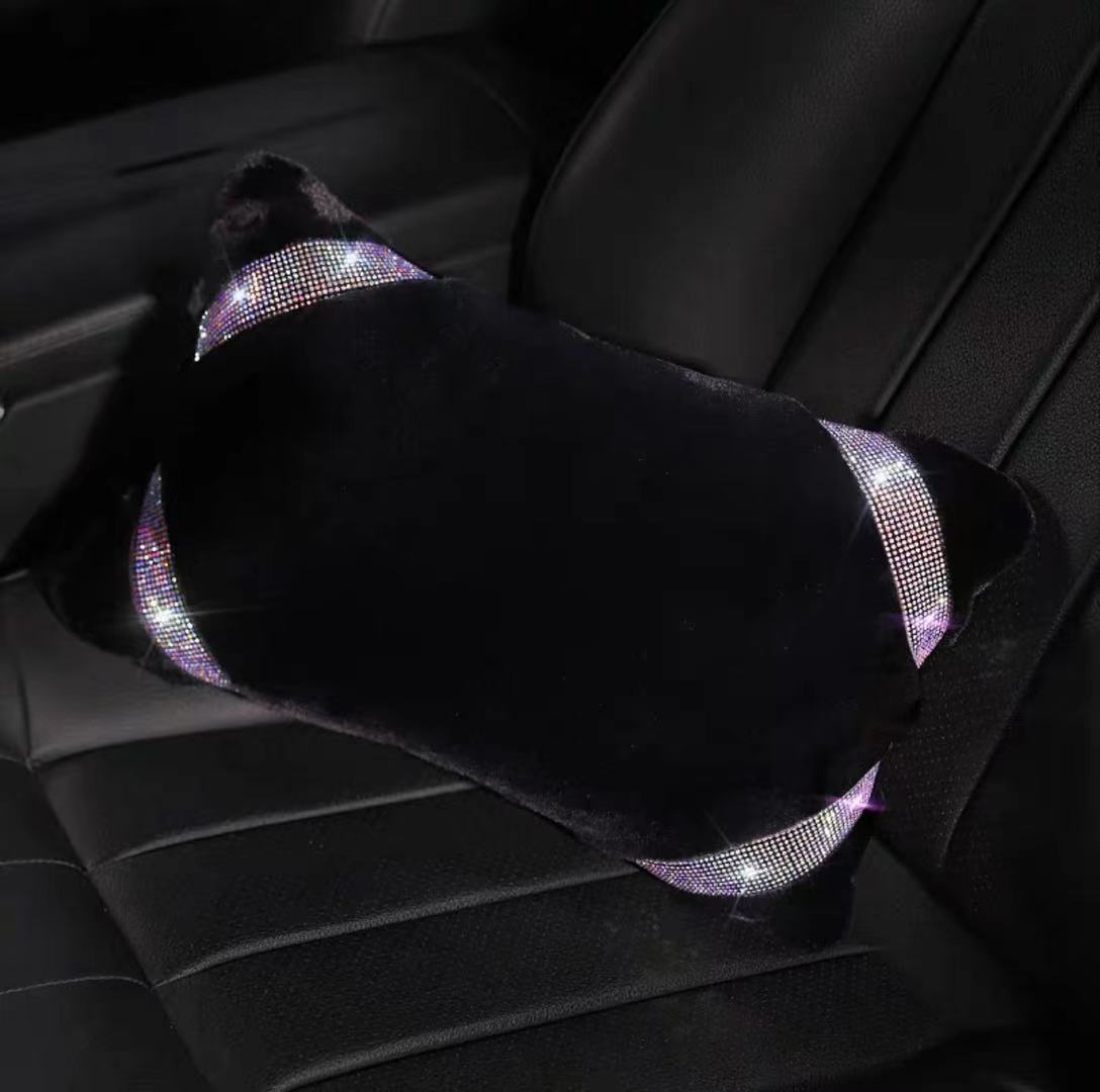 Wholesale Winter Plush Steering Wheel Cover with Diamonds