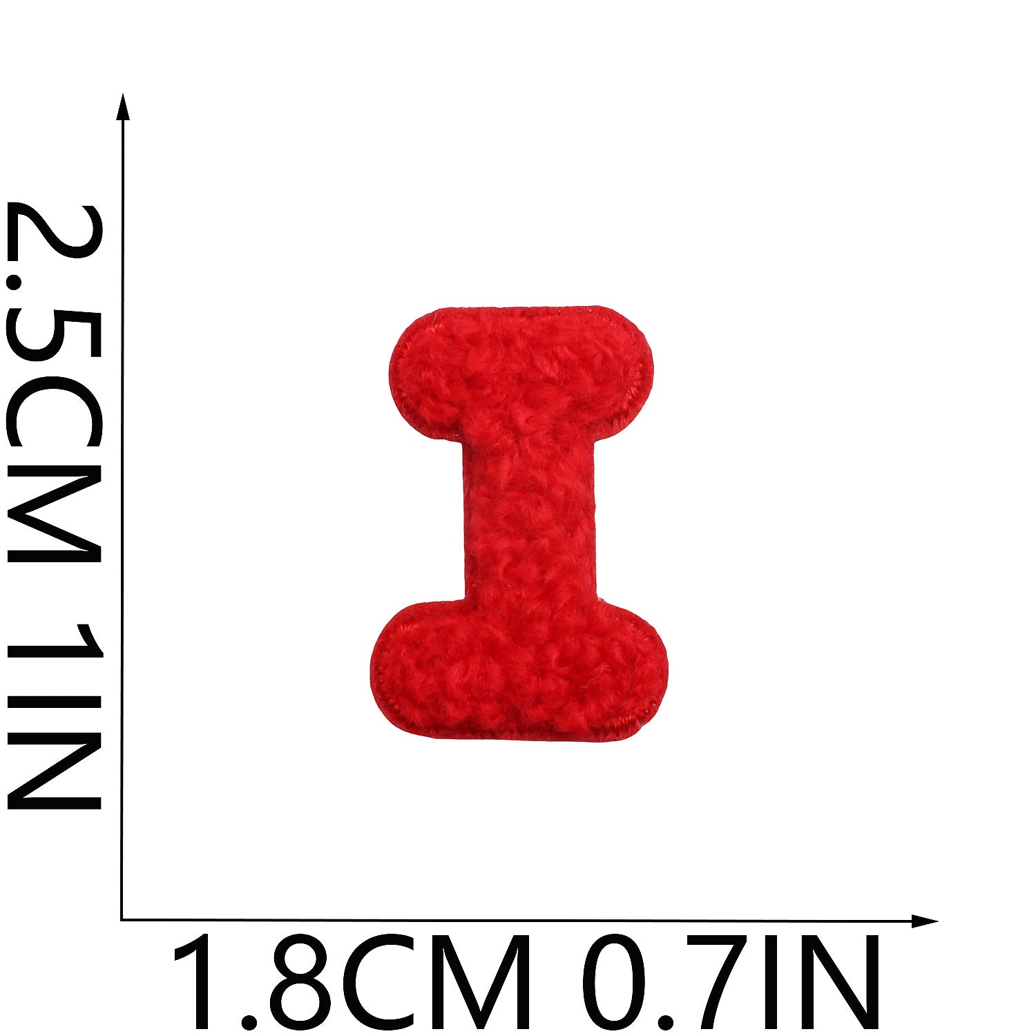 Wholesale Trendy Chenille Embroidered Alphabet Number Patches Iron On DIY Decorative Accessory For Clothing Bags Boutique Resale