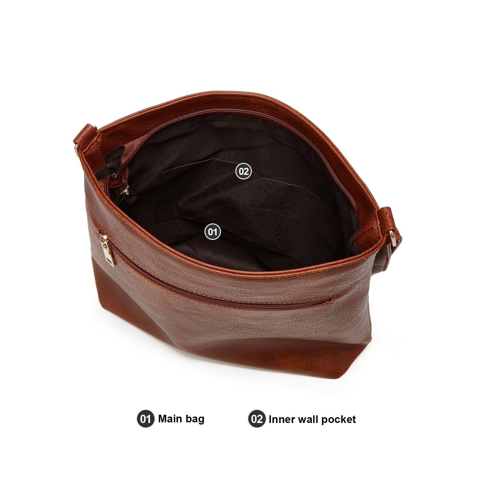 Wholesale Minimalist Vintage Tote Bags, Autumn and Winter PU Shoulder Bags, Crossbody Bags