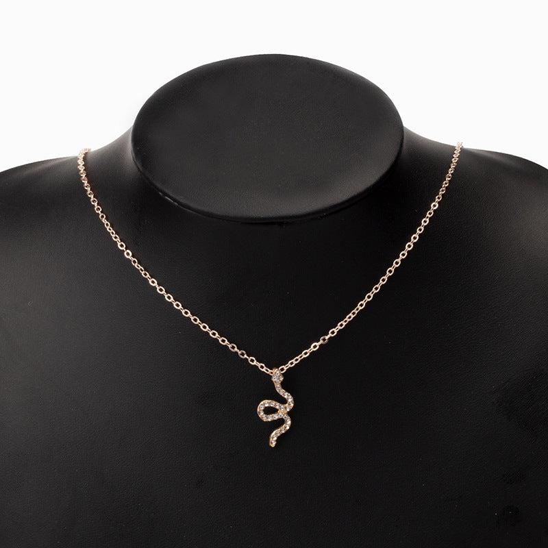 Wholesale  Plating Snake Necklace Snake Pendant Sweater Chain