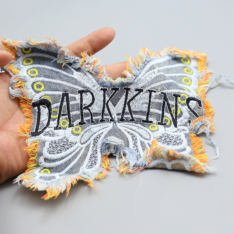 Wholesale Fashion denim butterfly patch