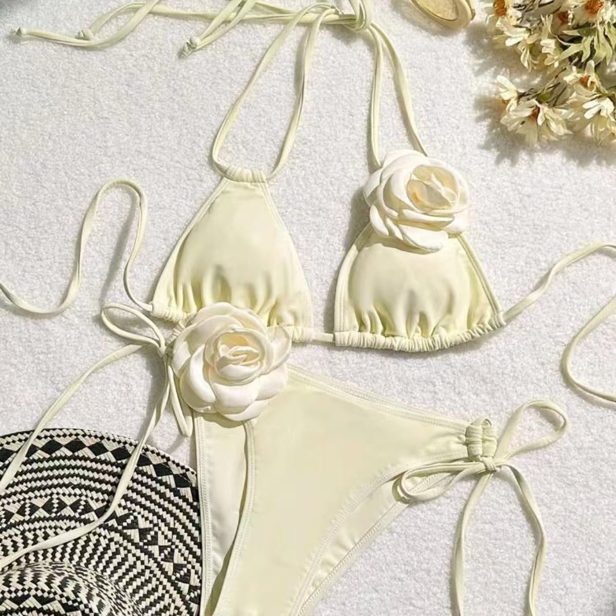 Wholesale  Ladies Split Tie Dye Swimsuit Sexy Four-Piece Bikini Swimsuit