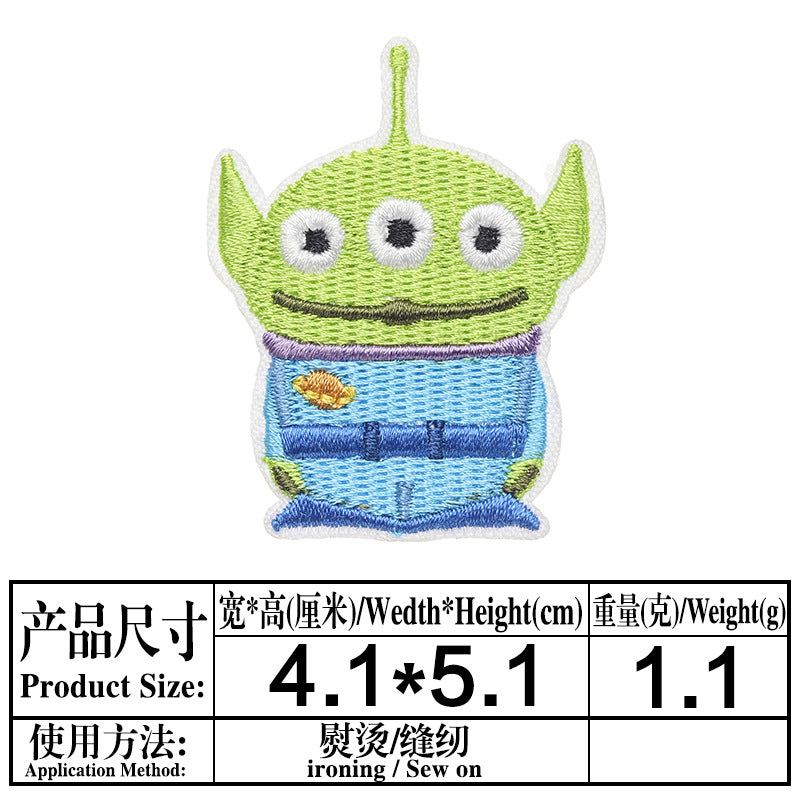 Wholesale cartoon cloth stickers cute DIY patch OLY Exclusive