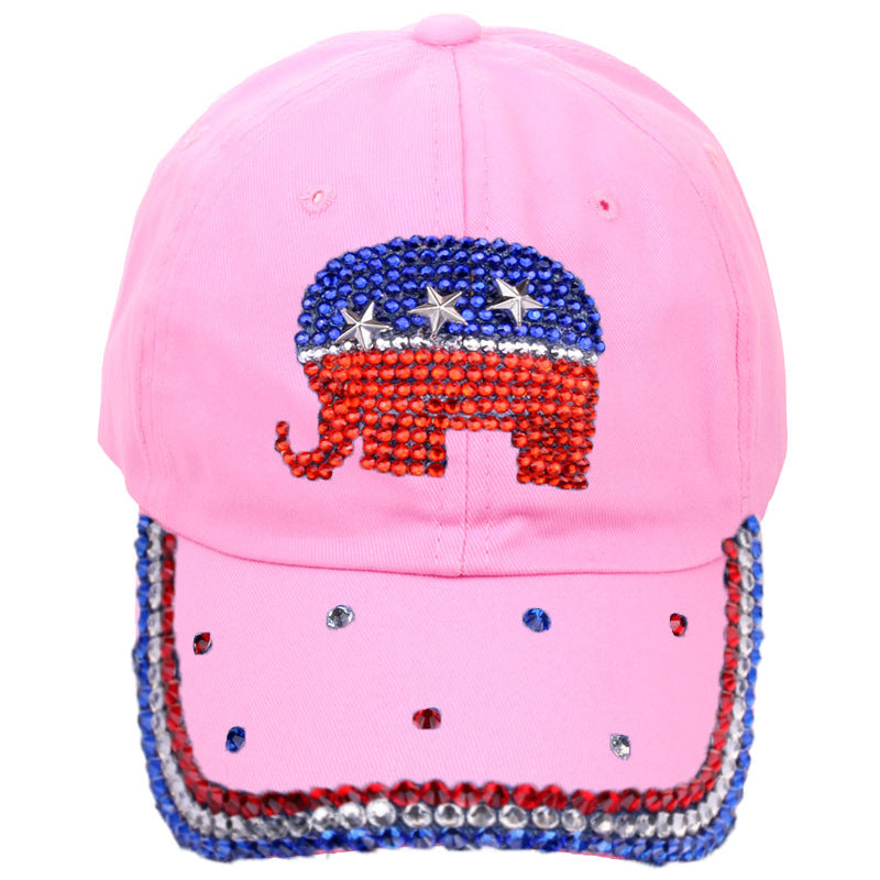 Wholesale Cotton Dot Diamond Baseball Cap