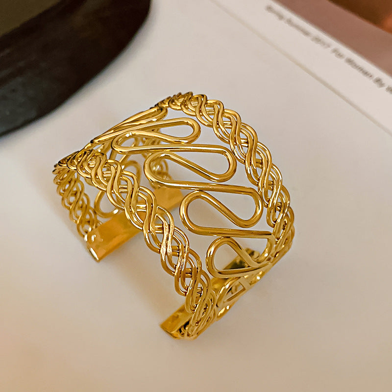 Wholesale Alloy Open Bracelet