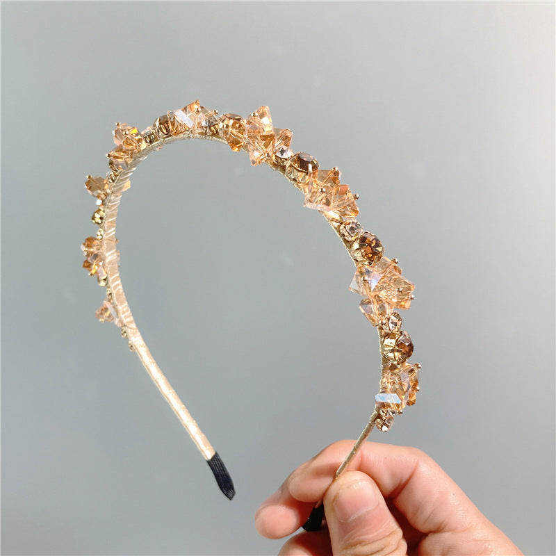 Wholesale Crystal Rhinestone Flower Hair Bands