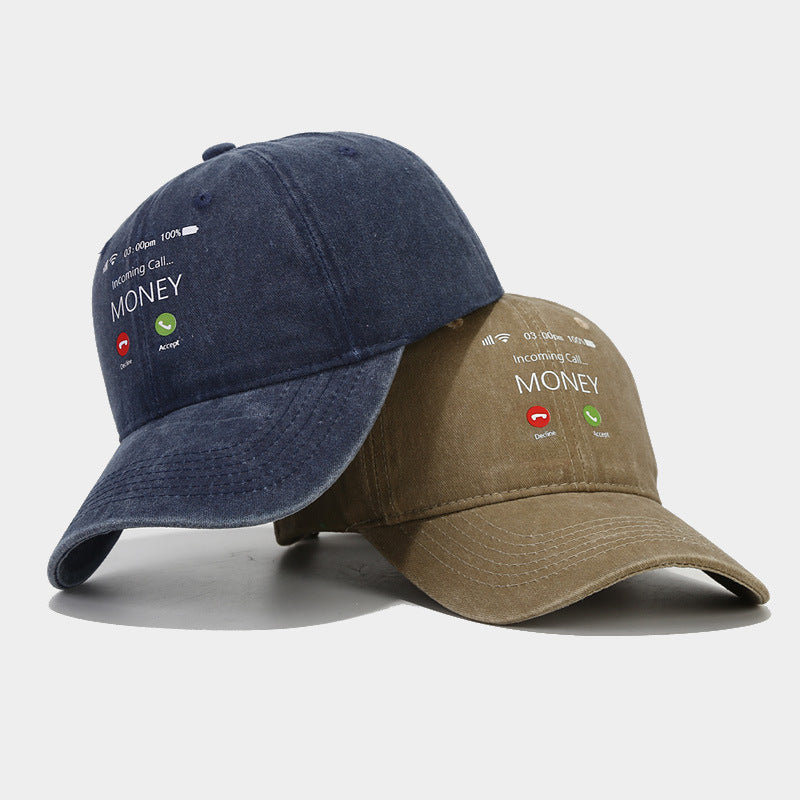 Wholesale MONEY Telephone Cotton Baseball Hat