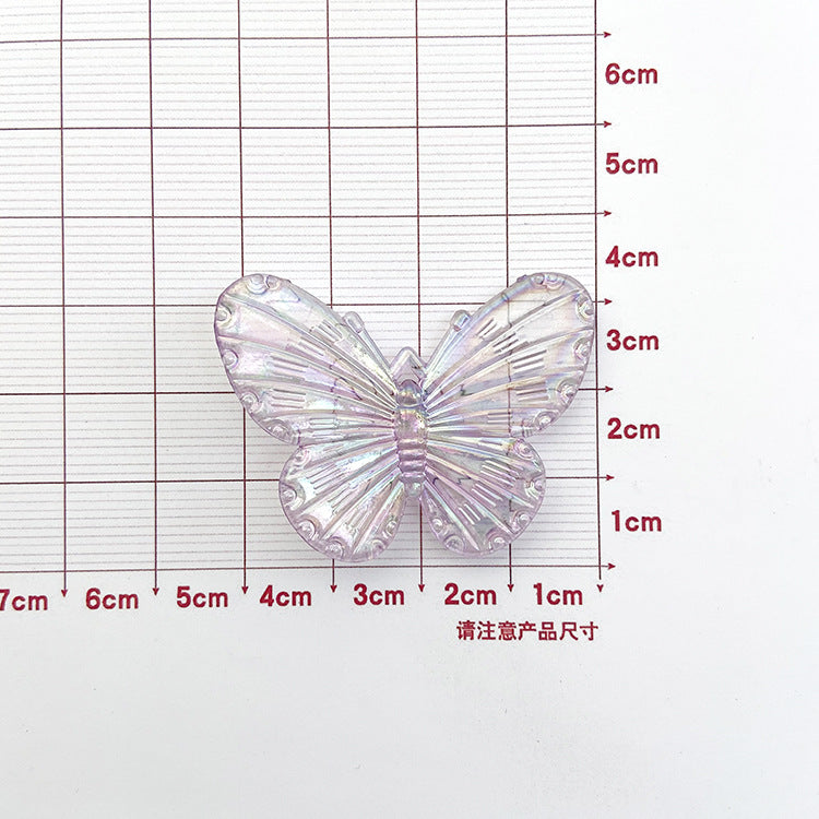 Wholesale AB Plating Butterfly Resin Cream Glue Phone Case Accessories