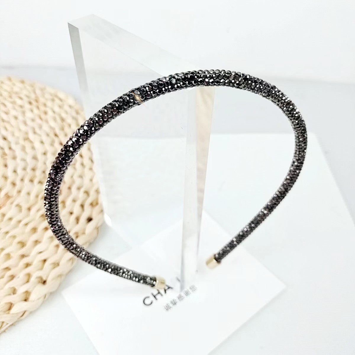Wholesale Slim-edged Ultra-flash Rhinestone Headband