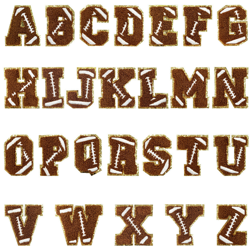 Wholesale Teacher S Day Chenille Embroidered Letter Bow Patch Set Self Adhesive Iron On DIY Decor For Shoes And Hats