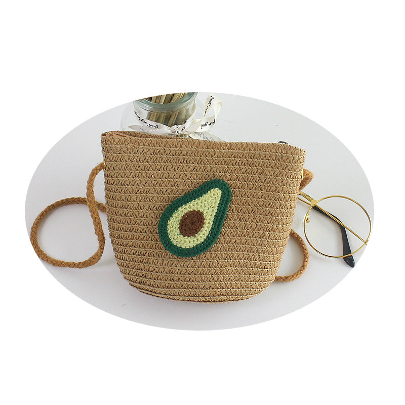 Wholesale Cute Fashion Grass Woven Kids Bag