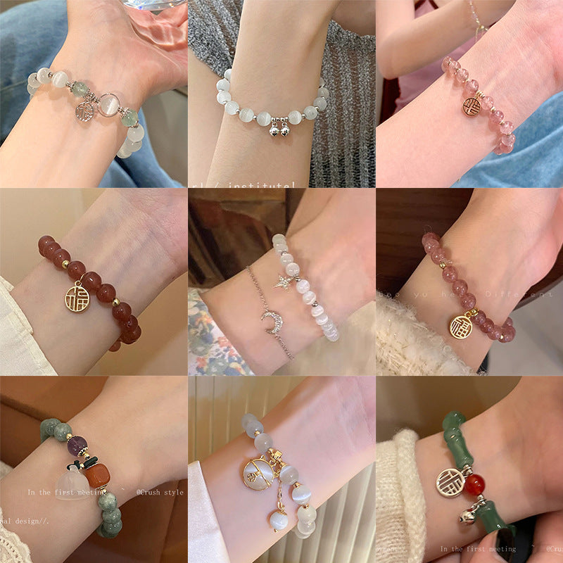 Wholesale New Chinese Style Handmade Crystal Beaded Bracelet