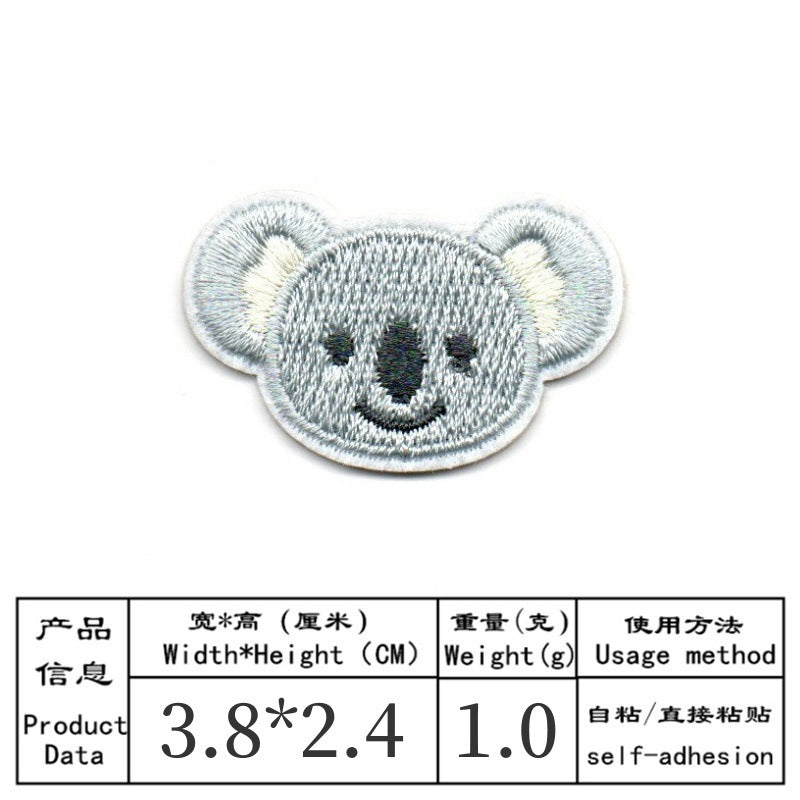Wholesale Cartoon Cute Animal Embroidery DIY Patches