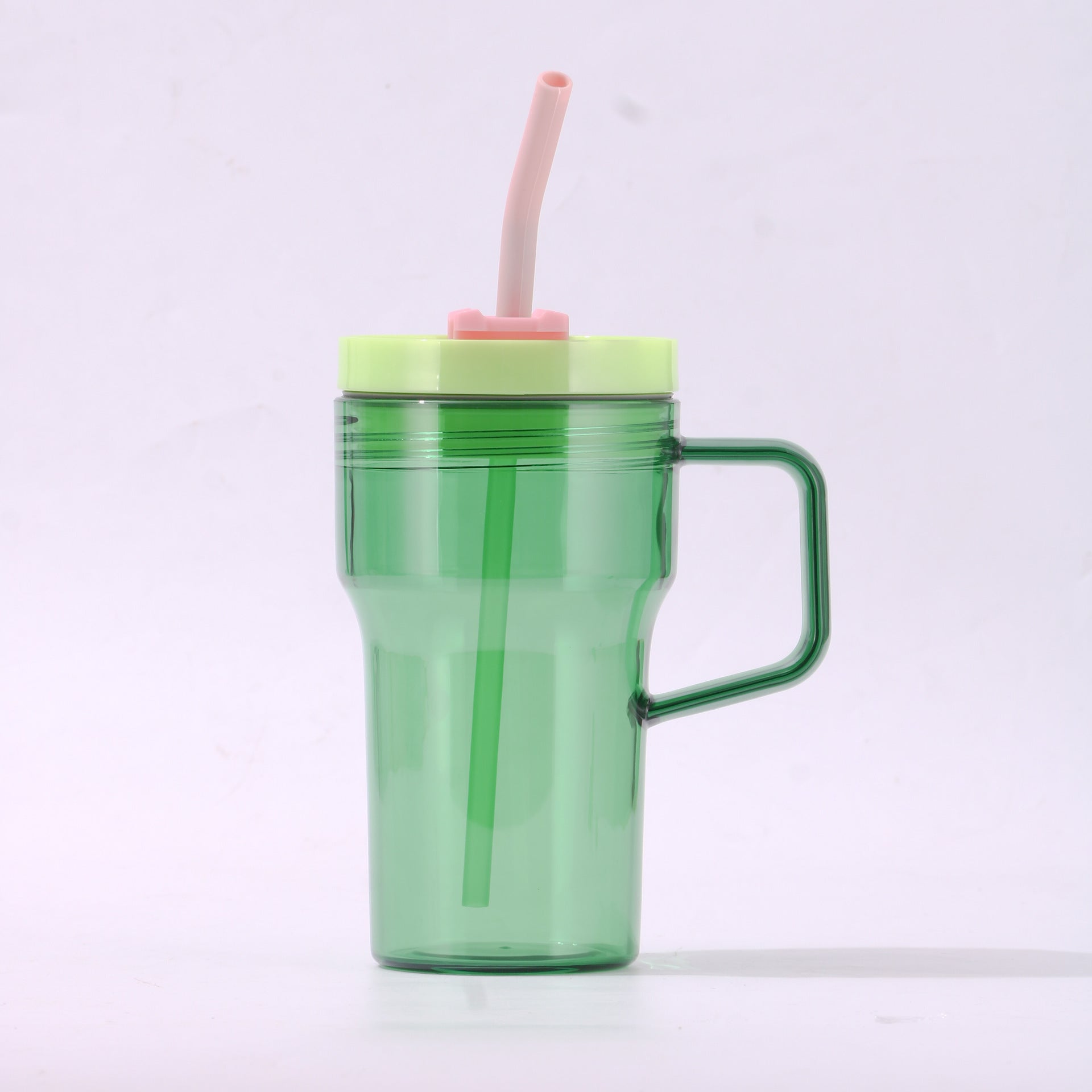 Wholesale 40oz/30oz Car Cup Plastic Handle with Straw Large Capacity Portable Ice Blaster Cup