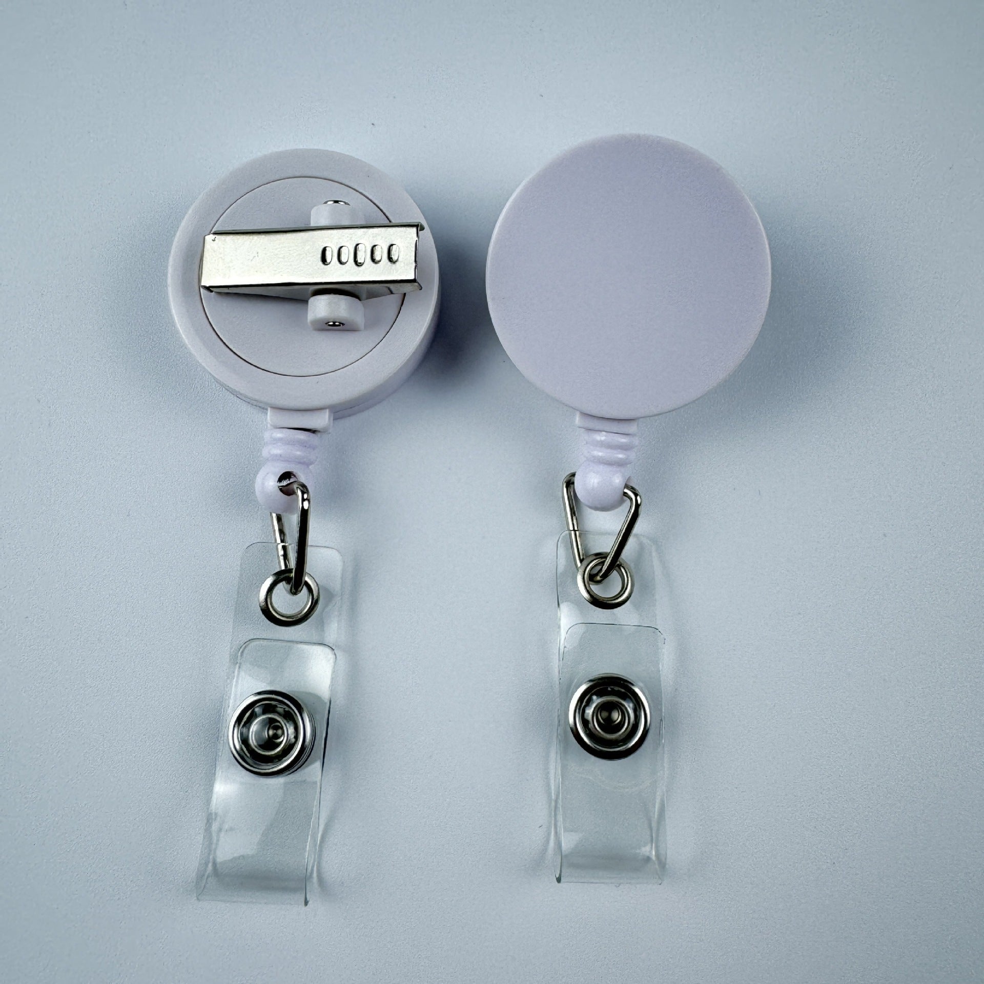 Wholesale 5pcs/pack flat rotating telescopic buckle rotating alligator clip ID card easy pull buckle