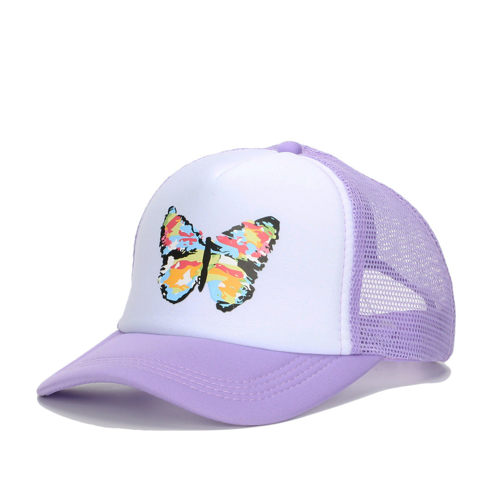 Cape de béisbol de mariposa de malla de poliéster de algodón al por mayor de algodón