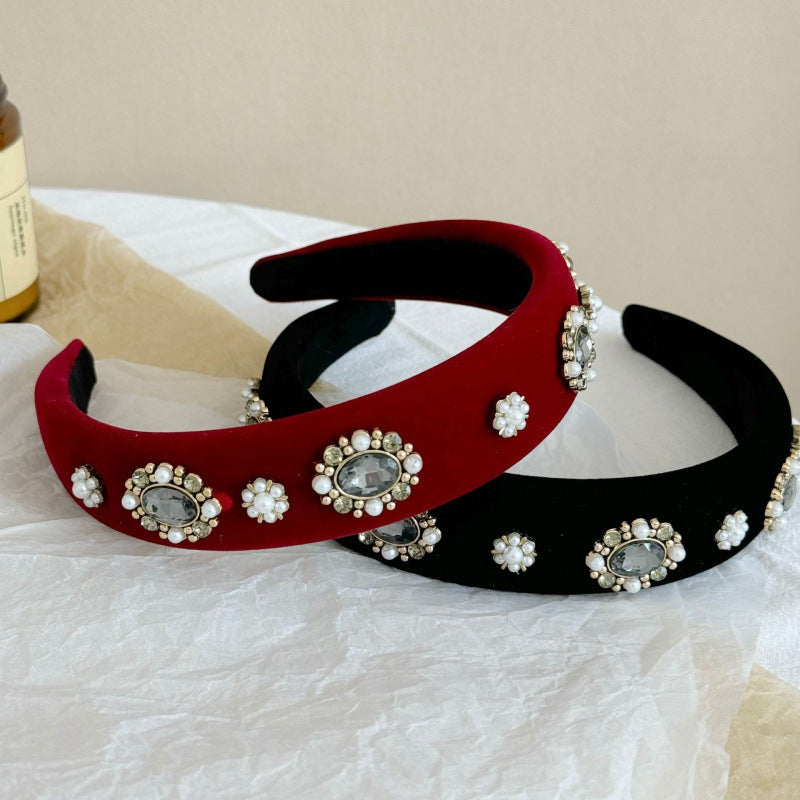 Wholesale Autumn and winter fashion sparkling diamond temperament headband