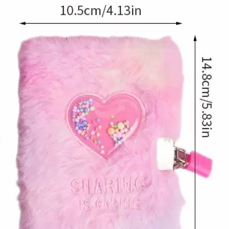 Wholesale Cartoon Plush Notebook Cross-Border A6 Plush Notebook