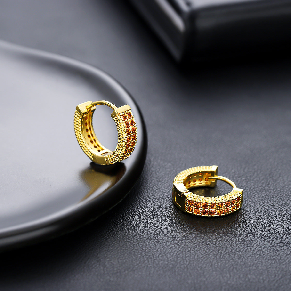 Wholesale  Rock Diamond Earrings  Men's Earrings