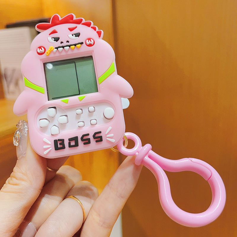 Wholesale Cartoon Dinosaur Game Machine Zinc Alloy Keychain