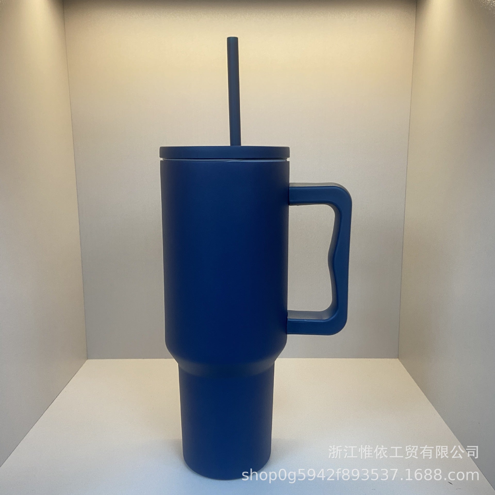 Wholesale 40oz Handle Car Cup Stainless Steel Straw Ice Cup Car Portable Thermos Cup