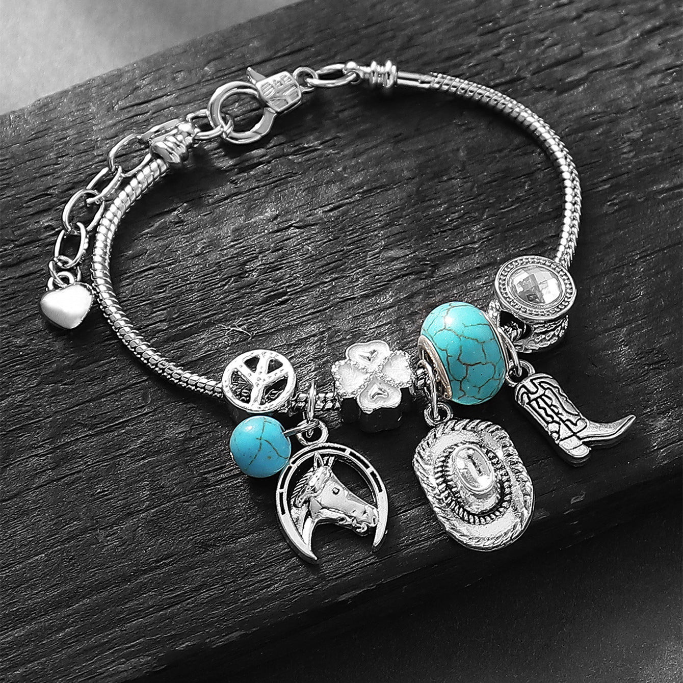 Wholesale Retro Western Cowboy Style Bracelet