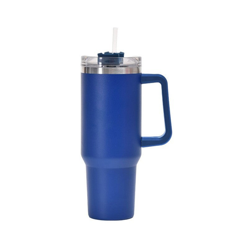 Wholesale stainless steel thermos cup 40oz car cup with handle vacuum large capacity portable sports kettle ice bully