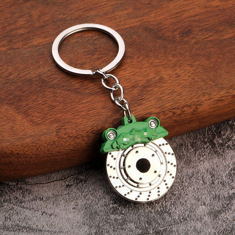Wholesale Creative brake discs wheel hubs calipers metal keychains