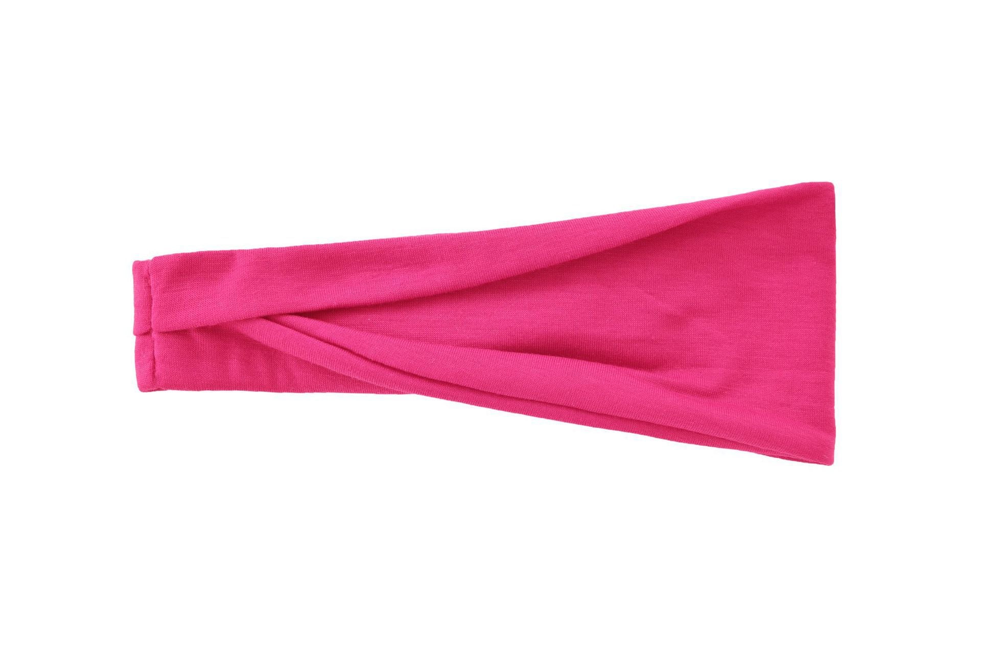 Wholesale Women's Solid Color Yoga Sports Fitness Running Sweat Absorbing Breathable Elastic Jumper Headband