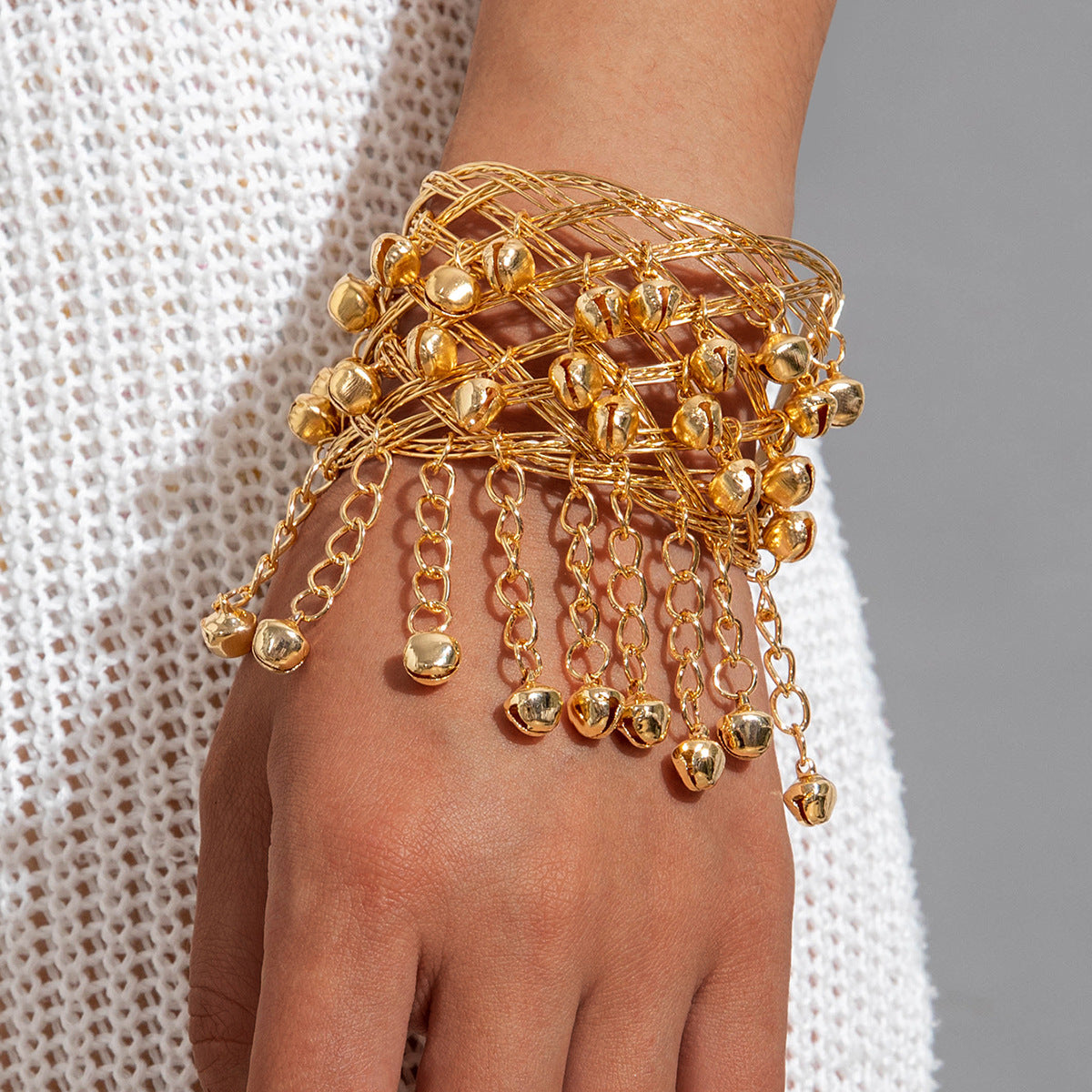 Wholesale 5pcs Fashion personality hollow water drop pendant bracelet