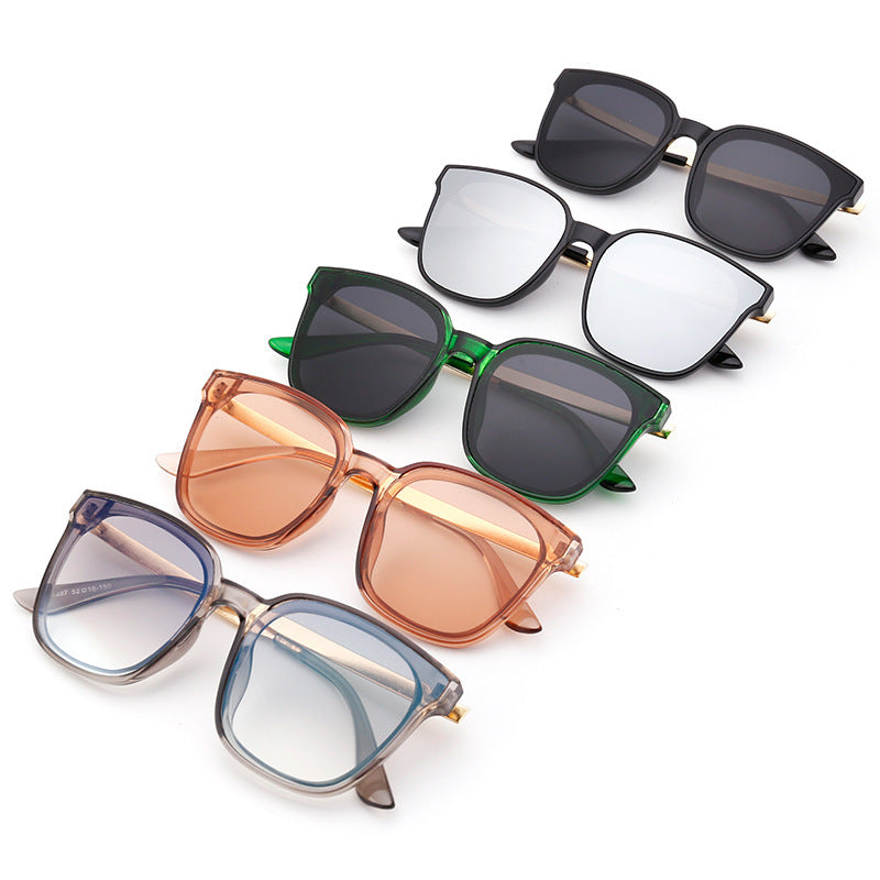 Wholesale Square Frame Colorful PC Sunglasses