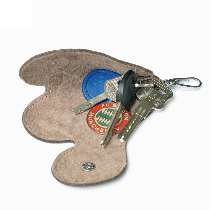 Wholesale Simple Thick Cowhide Keychains