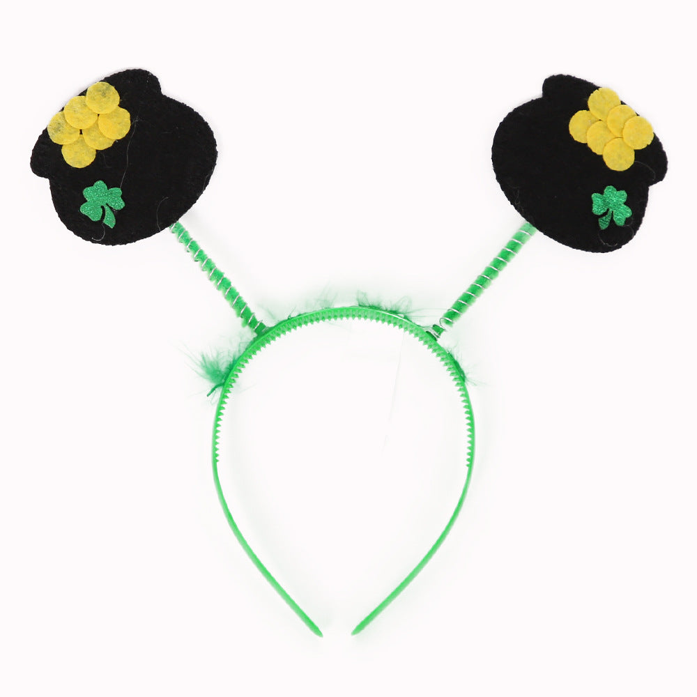Wholesale of Irish St. Patrick's Day Decorative Plastic Headbands