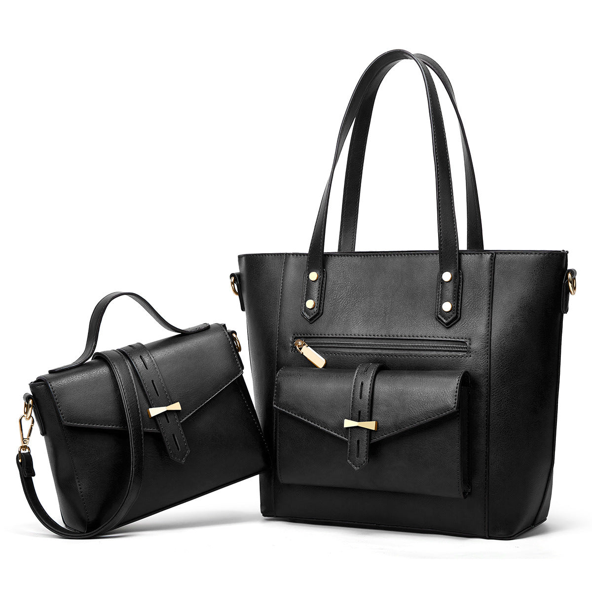 Wholesale Women's Shoulder Bag Large Capacity Tote Mother and Child Bag Handheld PU Crossbody Bag