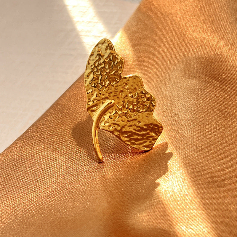 Wholesale Flower Leaf Starfish Stainless Steel Ring for Women