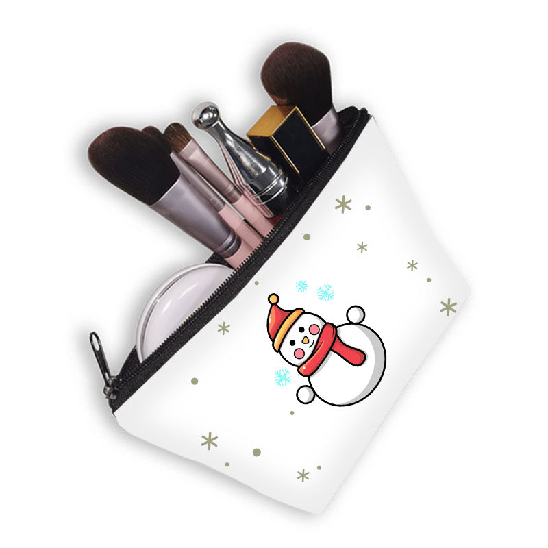 Wholesale Christmas Polyester Makeup Bags, Wash Bags, Storage Bags