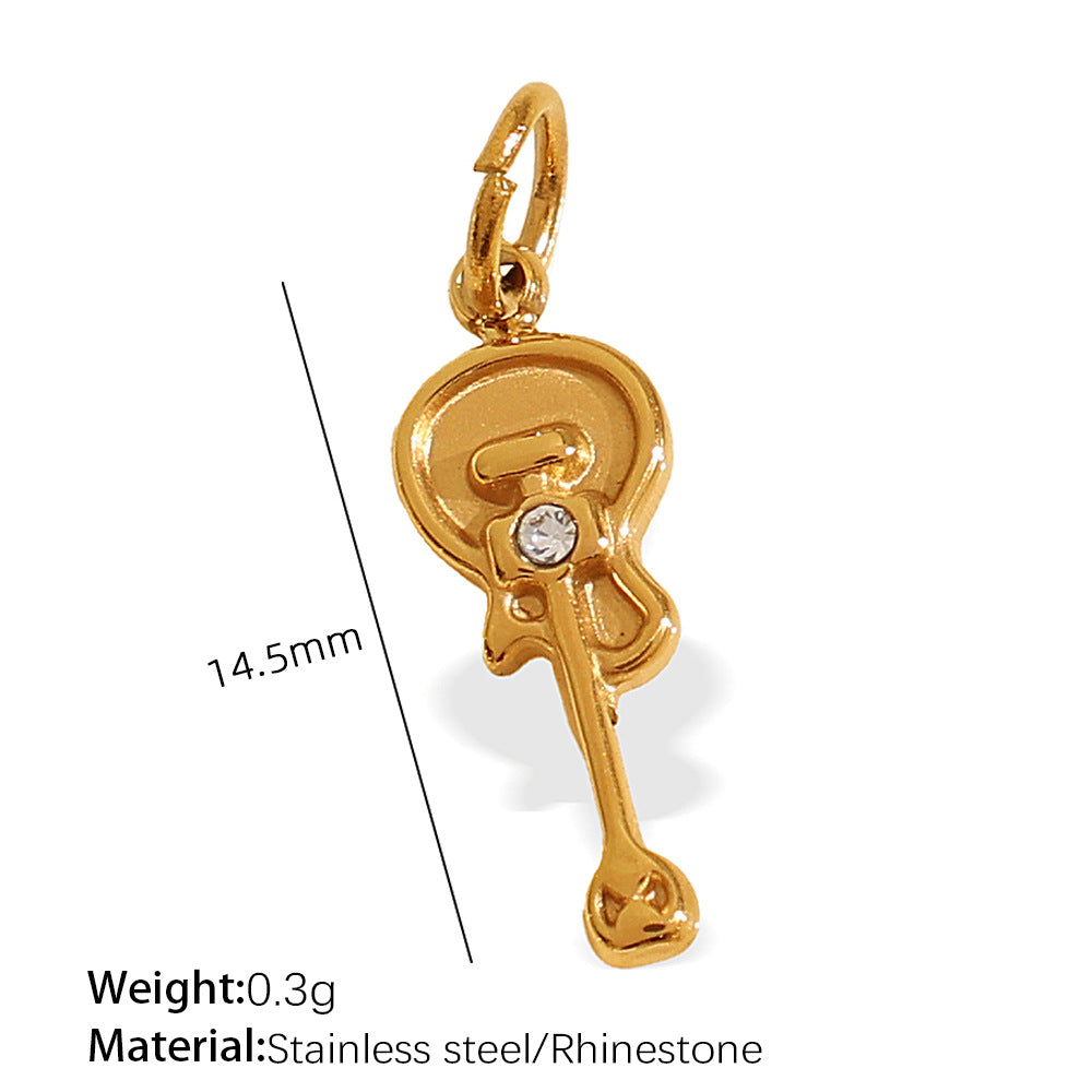 Wholesale Diverse diamond studded stainless steel necklace pendant accessories