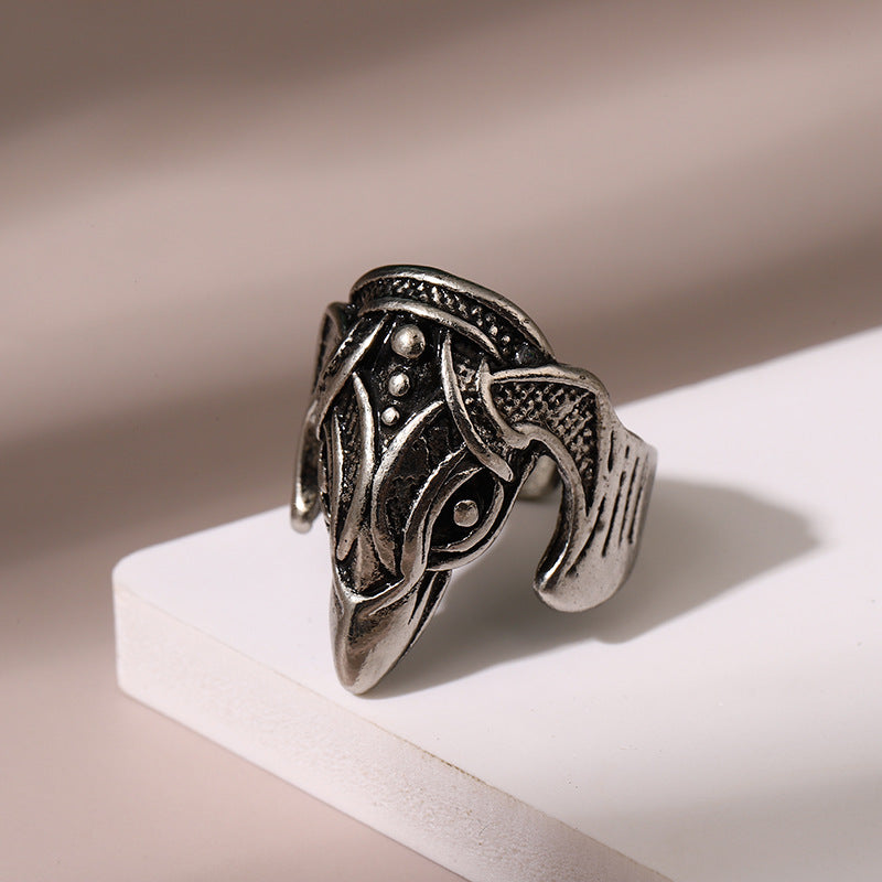 Wholesale Vintage Cowhead Alloy Men's Rings