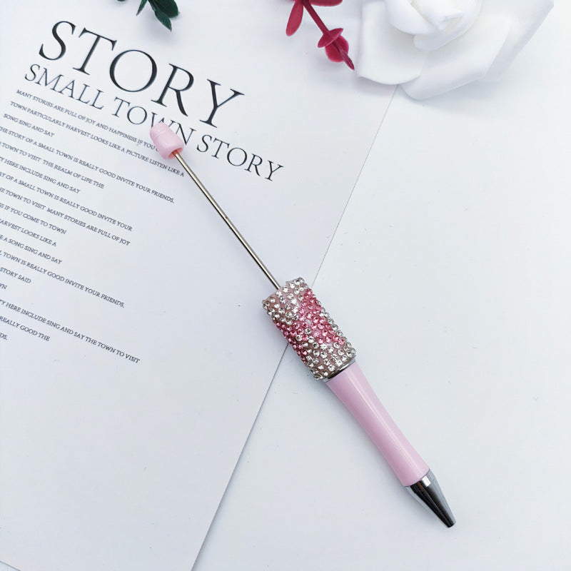 Wholesale Pink Butterfly Diamond Bead beadable pens