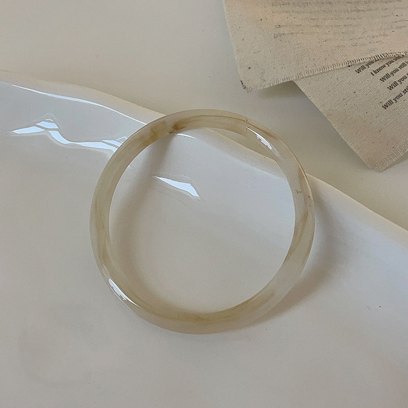 Wholesale Irregular Resin Texture Bracelet